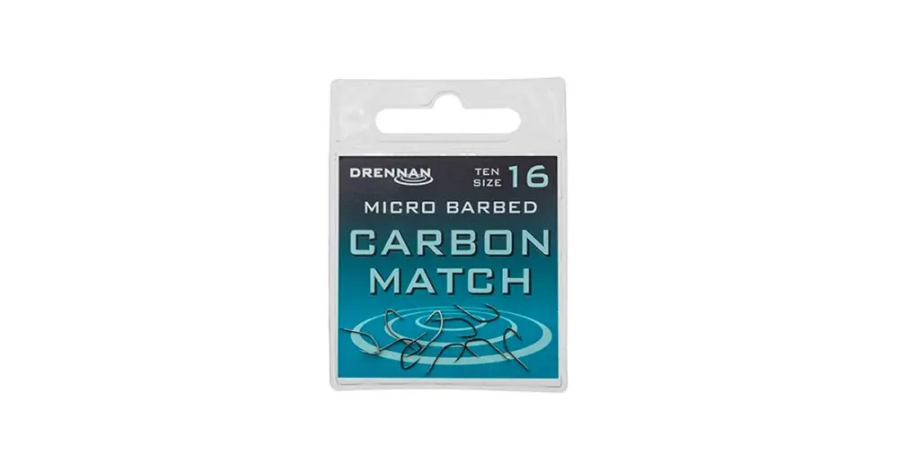 Cenově Výhodný Drennan Háčky Carbon Match - Velikost 18