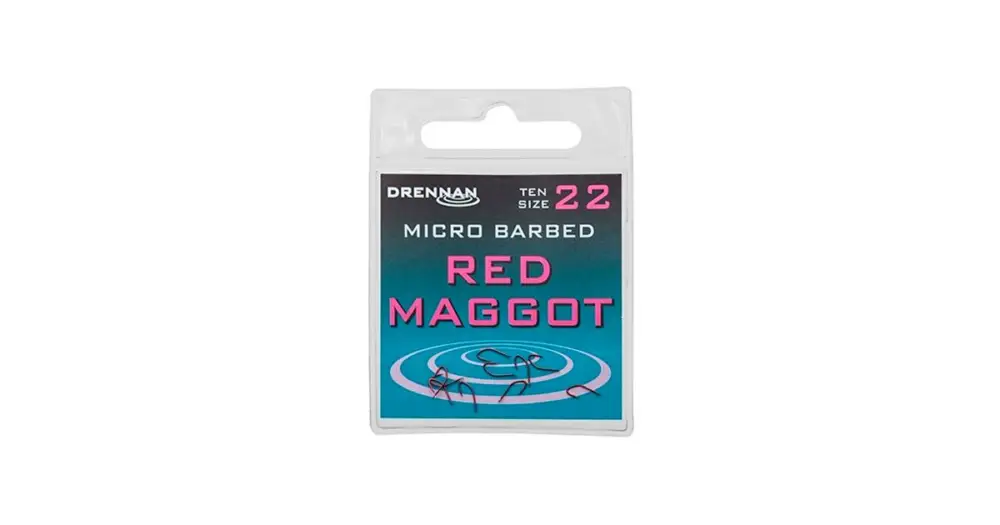 Horká Nabídka Drennan Háčky Red Maggot - Velikost 16