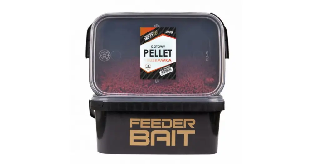 FeederBait Pelety Ready For Fish 600 g 2 mm - Jahoda Dokud Zásoby Vydrží