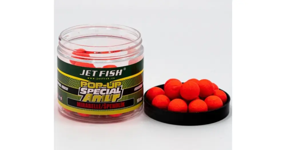 Sezónní Sleva Jet Fish Plovoucí Boilie Special Amur Mirabelle Špendlík
