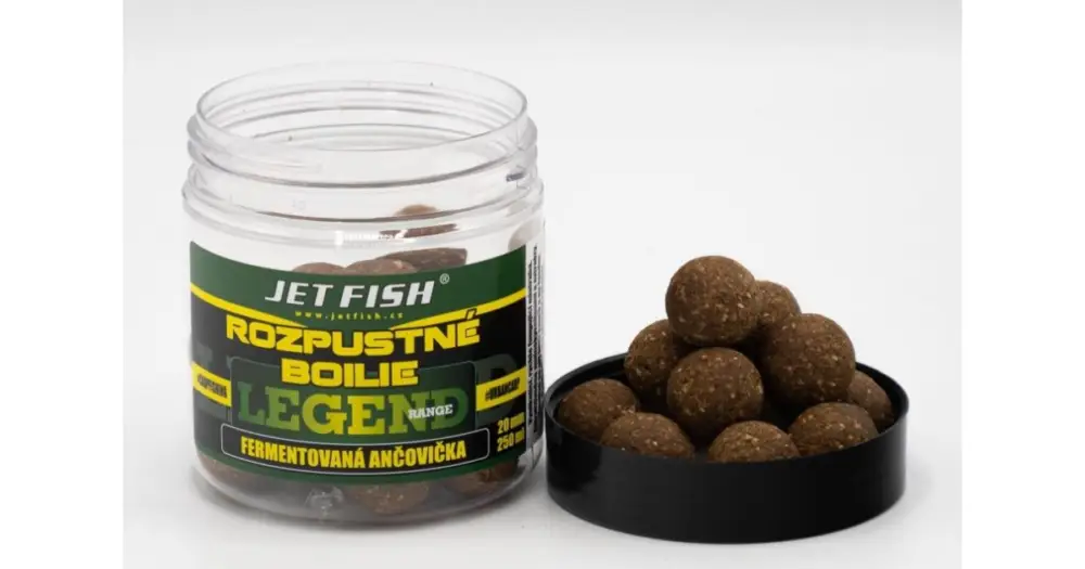 Výhodná Nabídka Jet Fish Rozpustné Boilie Legend Range Fermentovaná Ančovička 250 ml