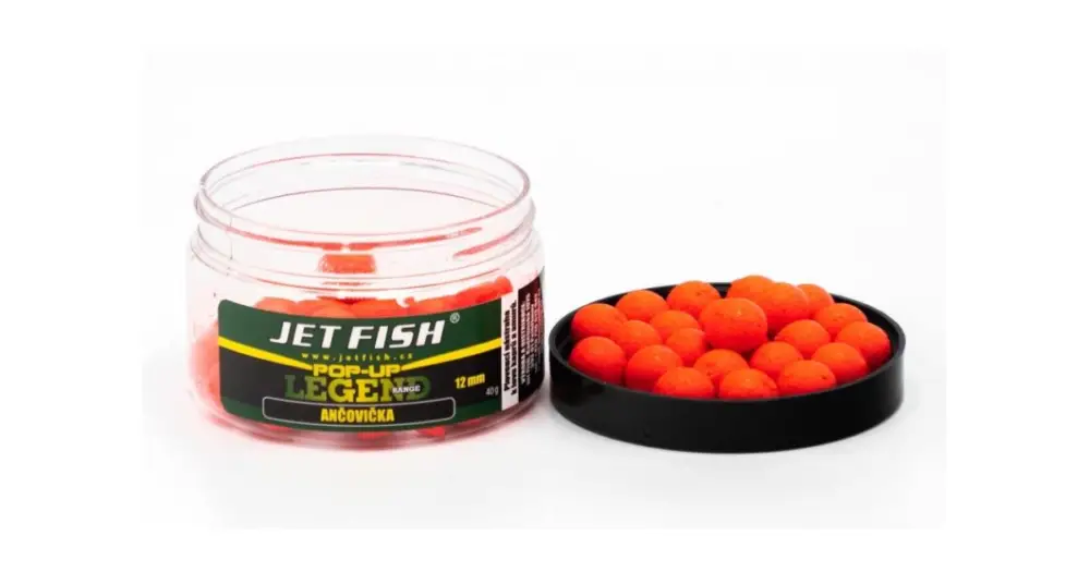Super Cena Jet Fish Plovoucí Boilie Legend Range Ančovička - 60 g 20 mm