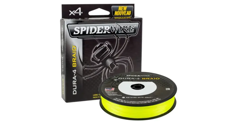 Spiderwire Splétaná Šňůra DURA4 300 m Yellow - Průměr 0,17 mm / Nosnost 15 kg Sezónní Sleva