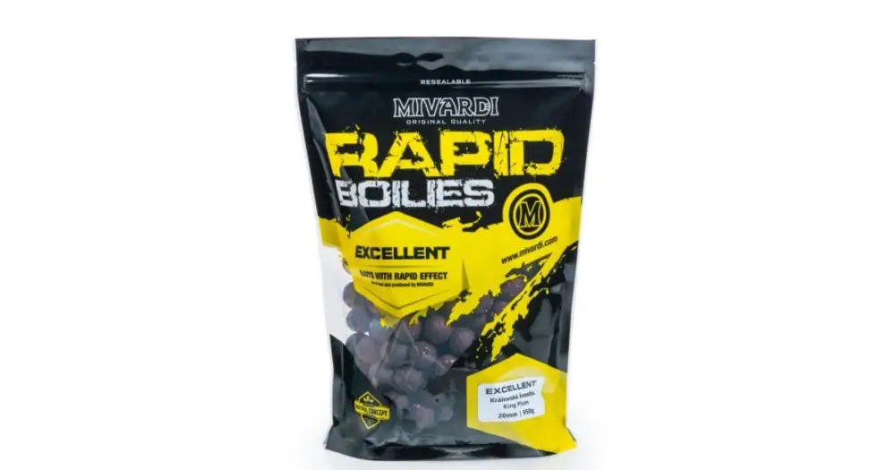 Poslední Šance Mivardi Boilies Rapid Excellent Královská Švestka - 950 g 16 mm