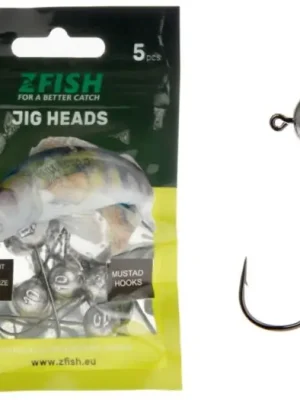 Zfish Jigová Hlava Jig Head Simply 5 ks - 10 g Háček 3/0 Pouze Dnes