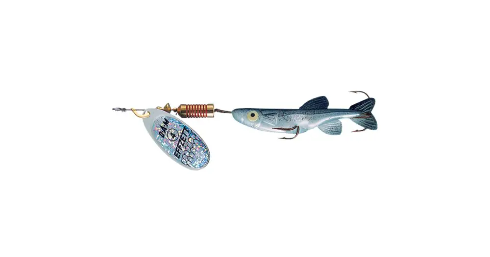 Dam Minnow Spinner Sinking Silver Black - 2 5 g Ihned K Objednání