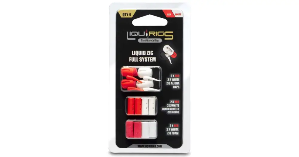 Liquirigs Souprava Liquid Zig Kompletní Systém 4 ks - Červená a Bílá Zlevněný