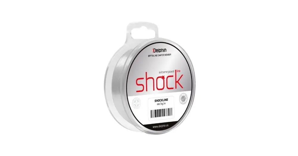 Výprodej Delphin Vlasec Shock Line 80 m - Průměr 0,70 mm / Nosnost 28,6 kg