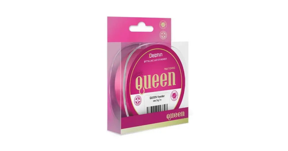 Delphin Vlasec Queen Feeder Růžový - Průměr 0,28 mm / Nosnost 5,9 kg / Návin 5000 m Poslední Šance