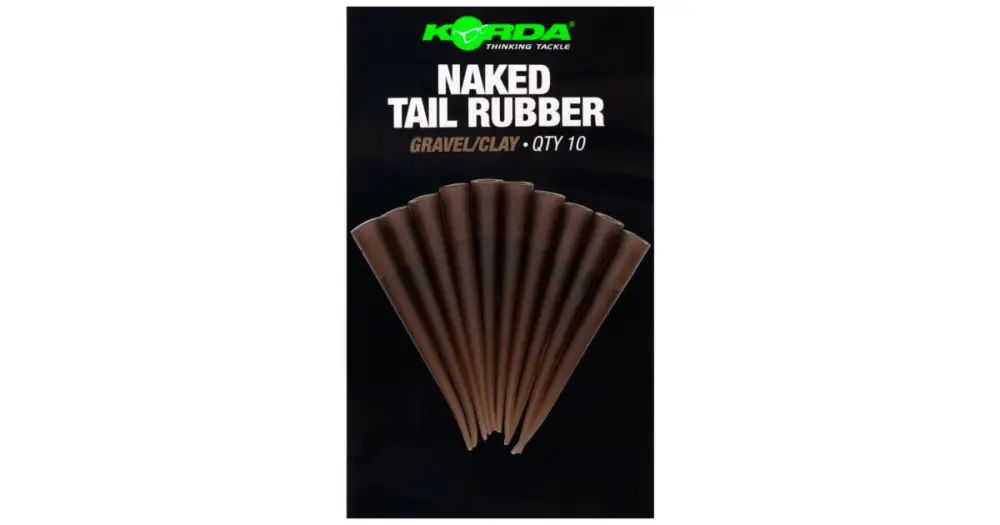 Novinka Korda Převleky Naked Tail Rubber - Gravel/Clay