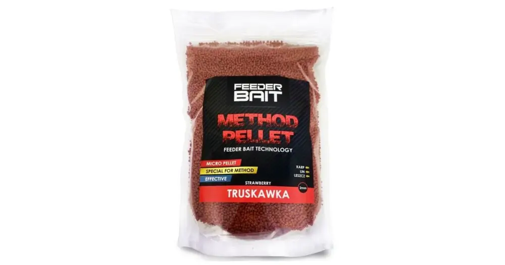 FeederBait Method Pellet 2 mm 800 g - Jahoda Must-Have