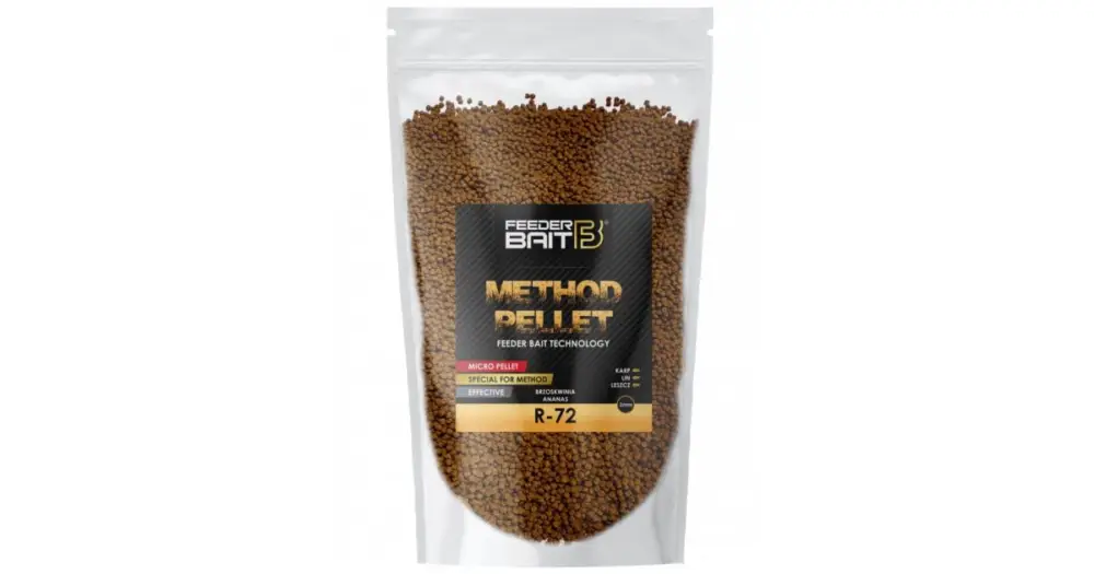 FeederBait Method Pellet 2 mm 800 g - R72- Broskev/Ananas Akční Cena