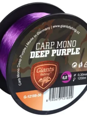 Ihned K Objednání Giants Fishing Vlasec Carp Mono Gaube Purple - 0,35 mm 7,5 kg 1200m