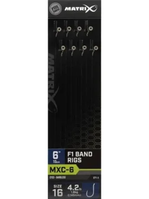 Zlevněný Matrix Návazec MXC-6 Barbless Band Rigs F1 15 cm - 16 0,125 mm