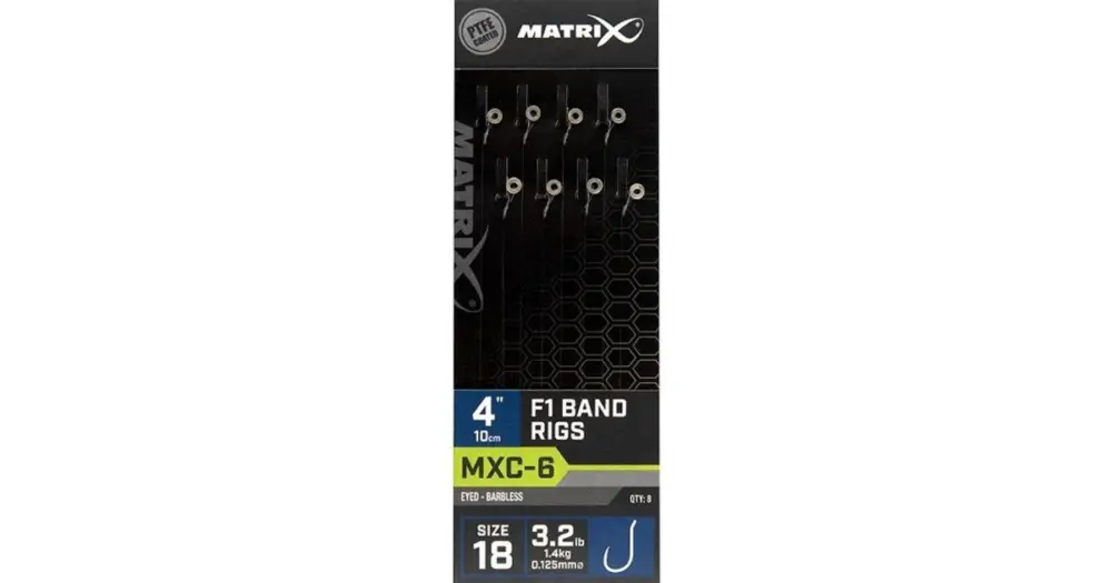 Matrix Návazec MXC-6 Barbless Band Rigs F1 10 cm - 18 0,125 mm Ihned K Objednání