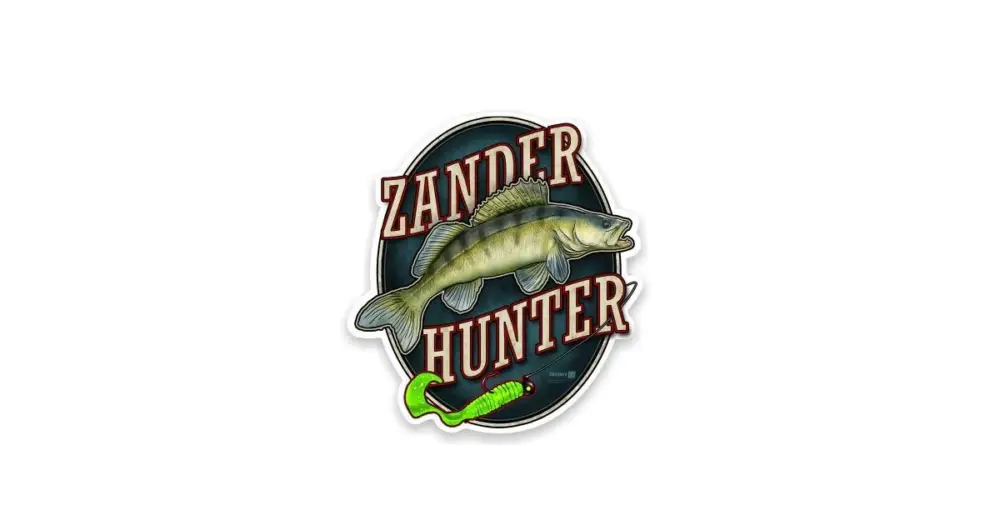 Omezená Nabídka 4ANGLERSDESIGN Samolepka 14 Zander Hunter