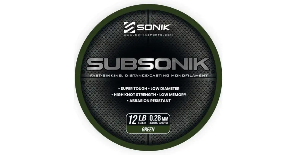 Sonik Vlasec Subsonik Green 3000 m - 0,41 mm 11,33 kg Originální