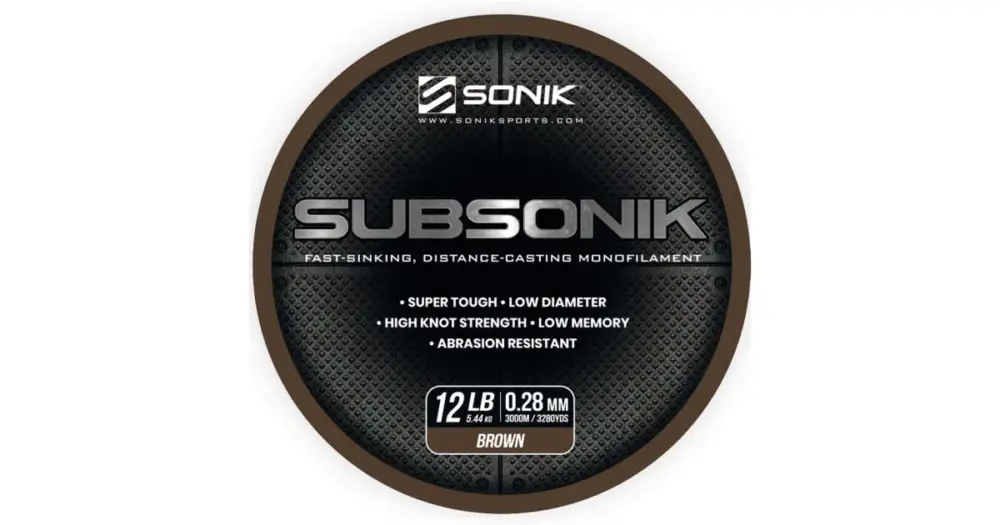 Sonik Vlasec Subsonik Brown 3000 m - 0,35 mm 8,16 kg Cenový Hit