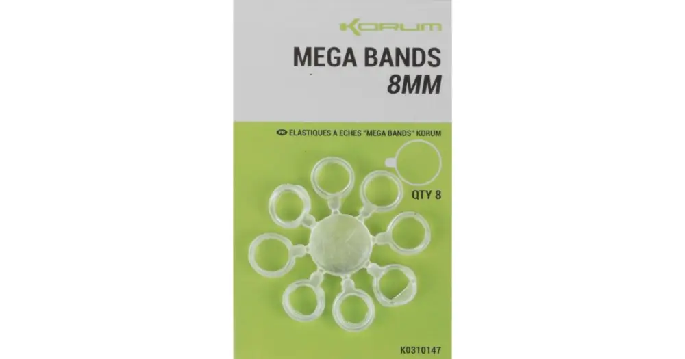 Horká Nabídka Korum Silikonové Kroužky Mega Bands 8 mm