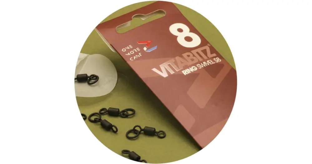 Nejlepší Volba One More Cast Obratlík s Kroužkem Vitabitz Ring Swivels 8 ks Velikost 8