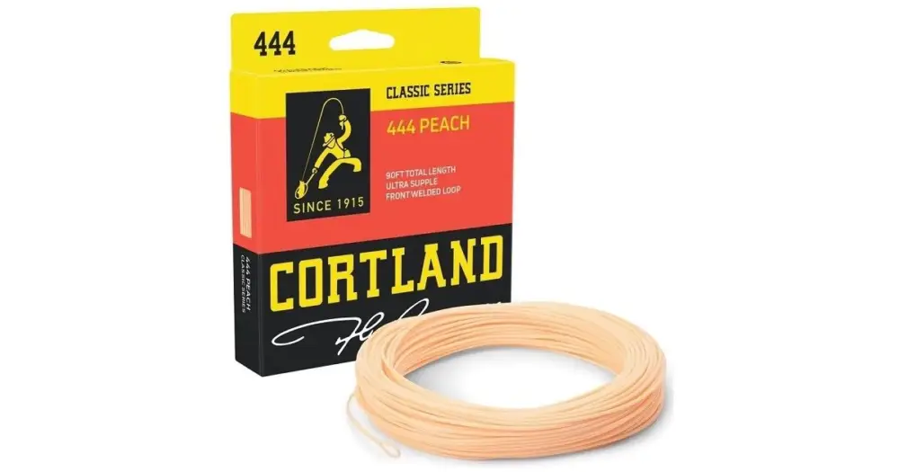 Horká Nabídka Cortland Muškařská Šňůra 444 Classic Freshwater Peach 90 ft
