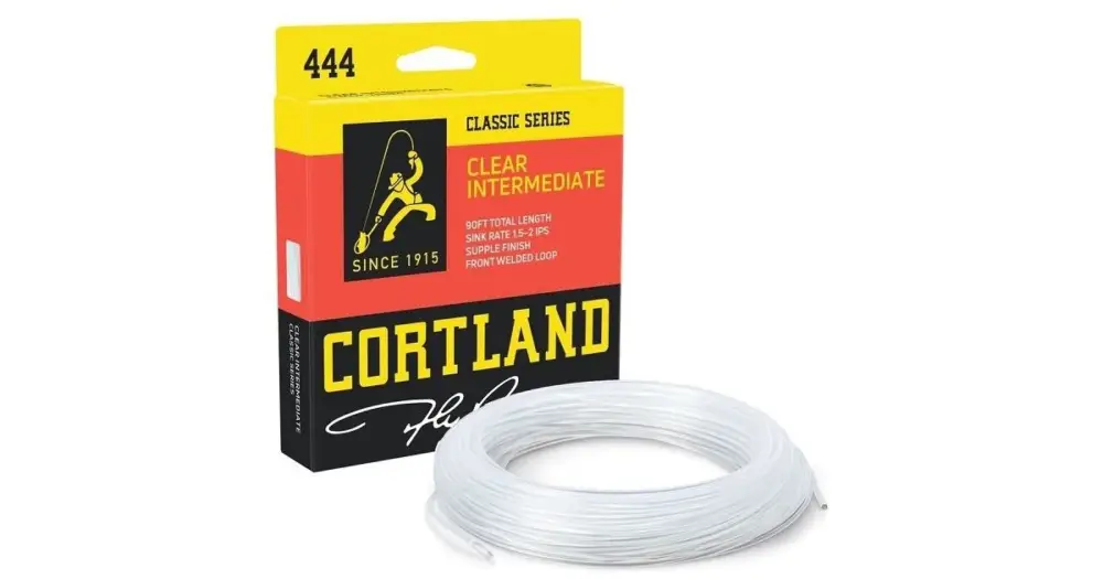 Cortland Muškařská Šňůra 444 Classic Intermediate Freshwater Saltwater Clear 90 ft Omezená Nabídka