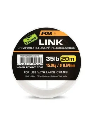 Aktuální Fox Fluorocarbon Edges Link Illusion Čirý 20 m - 0,53 mm 25 lb