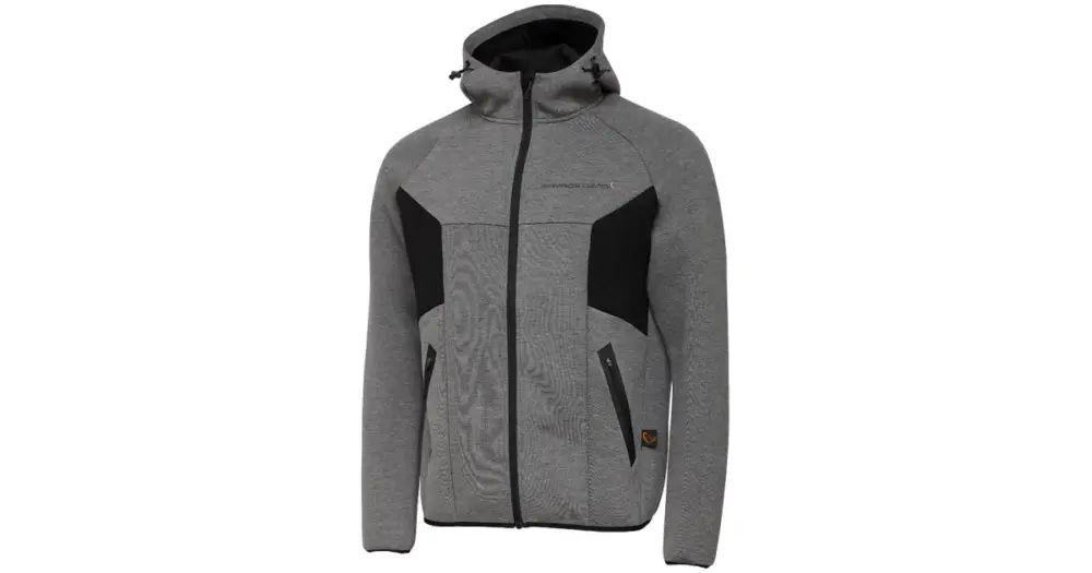 Savage Gear Mikina Tec Foam Zip Hoodie Dark Grey Melange - M Nízká Cena