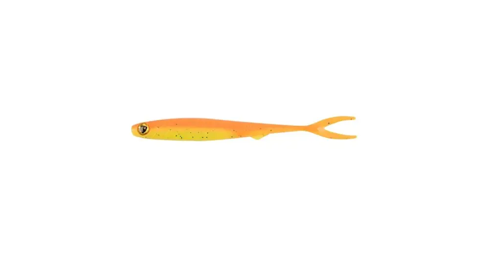 Expresní Doručení Fox Rage Gumová Nástraha Slick Finesse Super Soft UV Orange Chartreuse - 11 cm