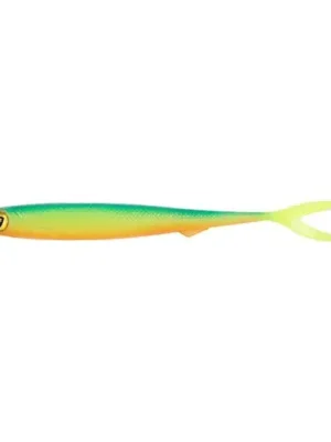 Zlevněný Fox Rage Gumová Nástraha Slick Finesse Super Soft UV Blue Back Chartreuse - 16 cm