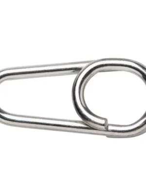 Značkový Savage Gear Karabinky Custom Salt Splitring Snaps 15 ks - L 43 kg/95 lb