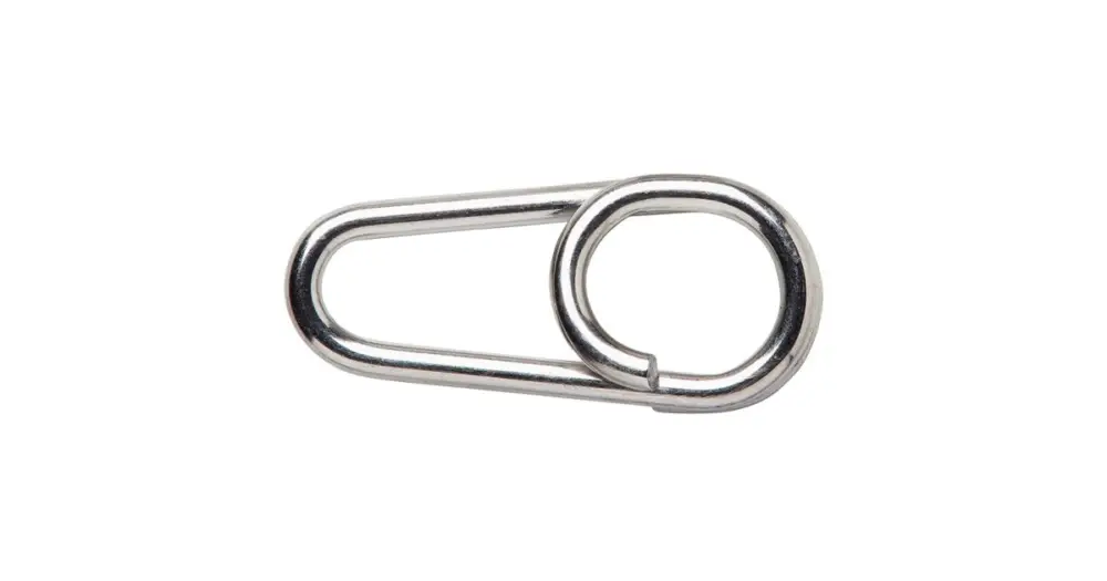Značkový Savage Gear Karabinky Custom Salt Splitring Snaps 15 ks - L 43 kg/95 lb