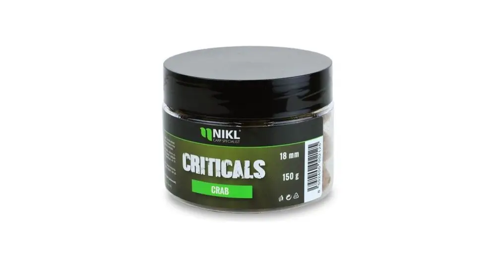 Nikl Criticals boilie Crab 150 g Odeslání Ihned