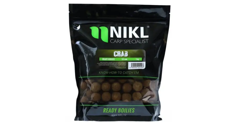 Top Prodej Nikl Hotové Boilies Crab - 3 kg 24 mm