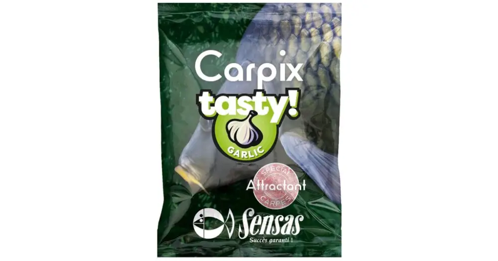 Sensas Posilovač Powder Carp Tasty 300 g - Garlic Nová Kolekce