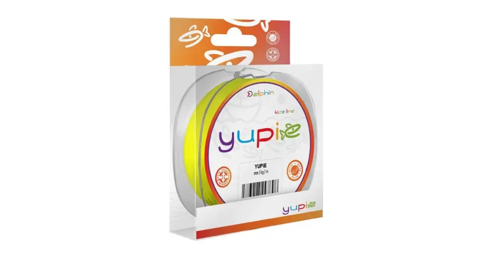 Delphin Vlasec YUPIE Fluo Žlutý 300 m - 0,25 mm 5,5 kg Akční Cena