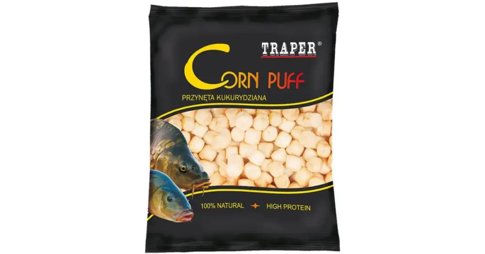 Nejprodávanější Traper Pufovaná Kukuřice Corn Puff Med 20 g - 4 mm