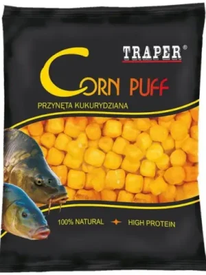 Aktuální Traper Pufovaná Kukuřice Corn Puff Jahoda 20 g - 8 mm