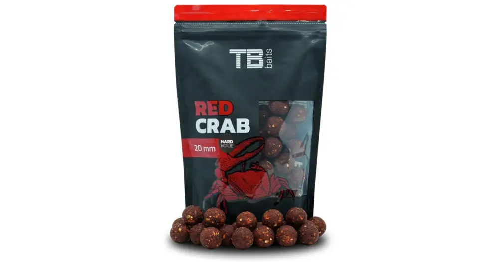 TB Baits Hard Boilie Red Crab - 1 kg 24 mm Speciální Cena