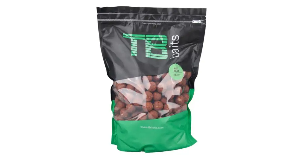 TB Baits Boilie Red Crab - 2,5 kg 24 mm Pouze Dnes
