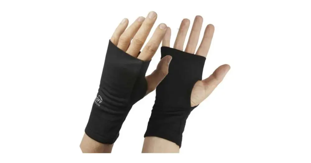 Geoff Anderson Manžetové Rukavice CuFF Warmer Černé Jen Po Omezenou Doba