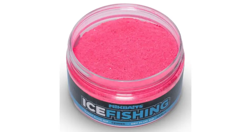 Mikbaits Sypký Fluo Dip Ice Fishing Česnek 100 ml Aktuální