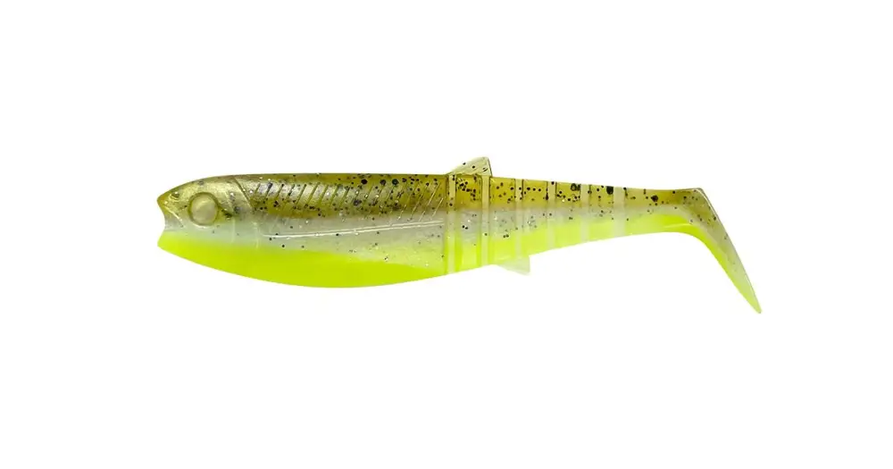 Značkový Savage Gear Gumová Nástraha Cannibal Shad Green Pearl Yellow - 10 cm 9 g