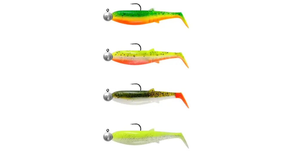 Savage Gear Gumová Nástraha Cannibal Shad Darkwater Mix 4+4 - 10 cm 9 g 10 g #3/0 Akční Nabídka