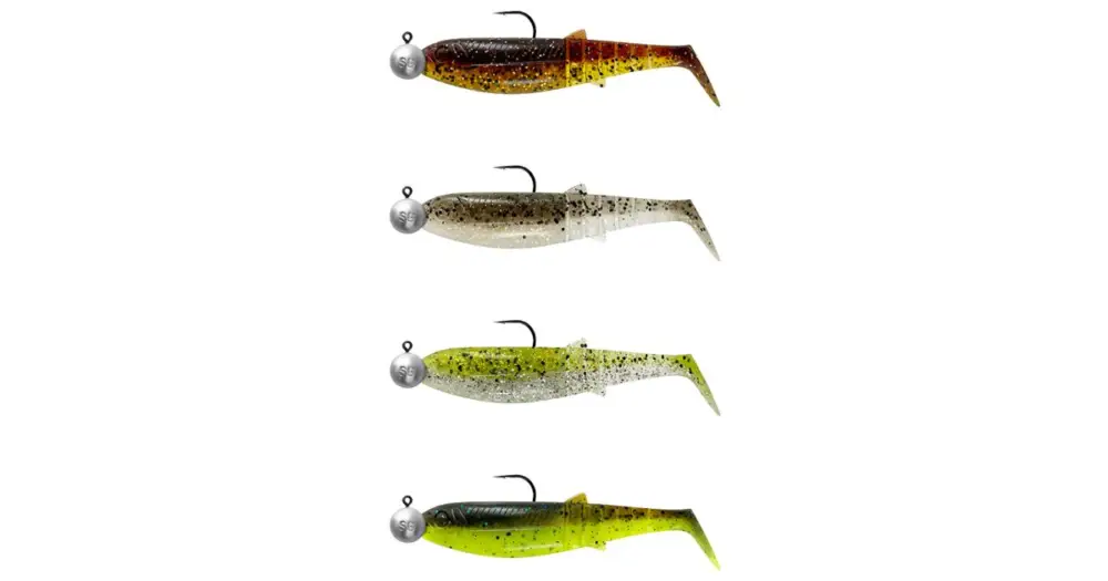 Savage Gear Gumová Nástraha Cannibal Shad Clearwater Mix 4+4 - 8 cm 5 g 7,5 g #2/0 Nejprodávanější