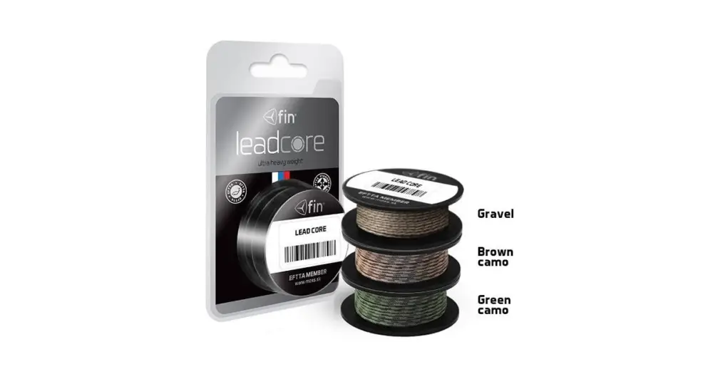 Super Cena Delphin Olověná Šňůra Leadcore Zelená Muddy Kamufláž Nosnost 45 lb - 8 m