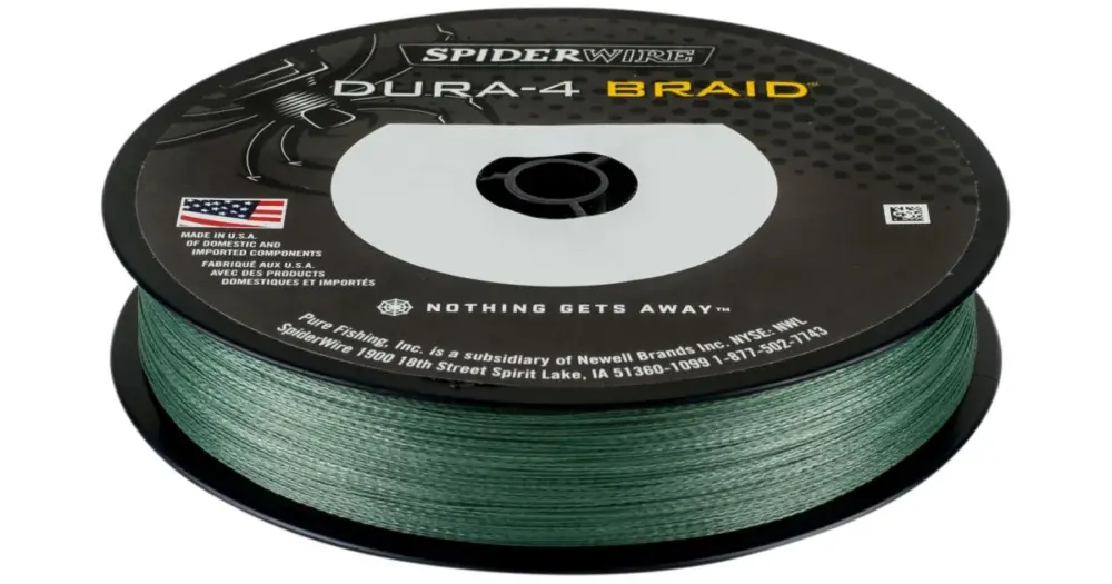 Spiderwire Splétaná Šňůra DURA4 300 m Green - Průměr 0,10 mm / Nosnost 9,1 kg Autentický