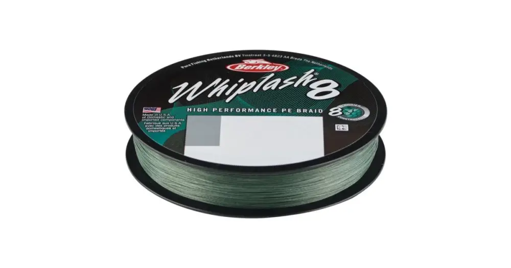 Omezená Nabídka Berkley Splétaná Šňůra Whiplash 8 Green - 0,20 mm 27,7 kg 300 m