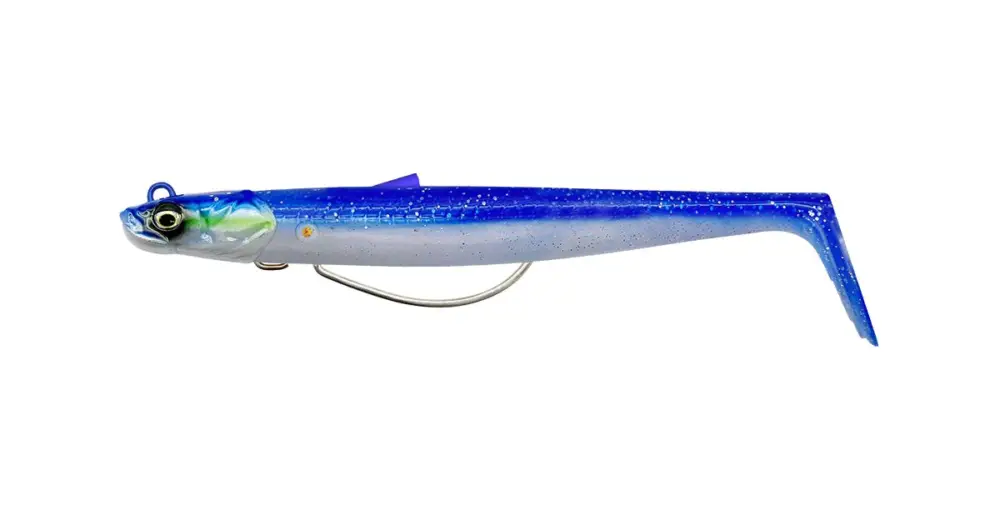 Savage Gear Gumová Nástraha Sandeel V2 WL Sinking Blue Pearl Silver 2+1 Víkendová Akce