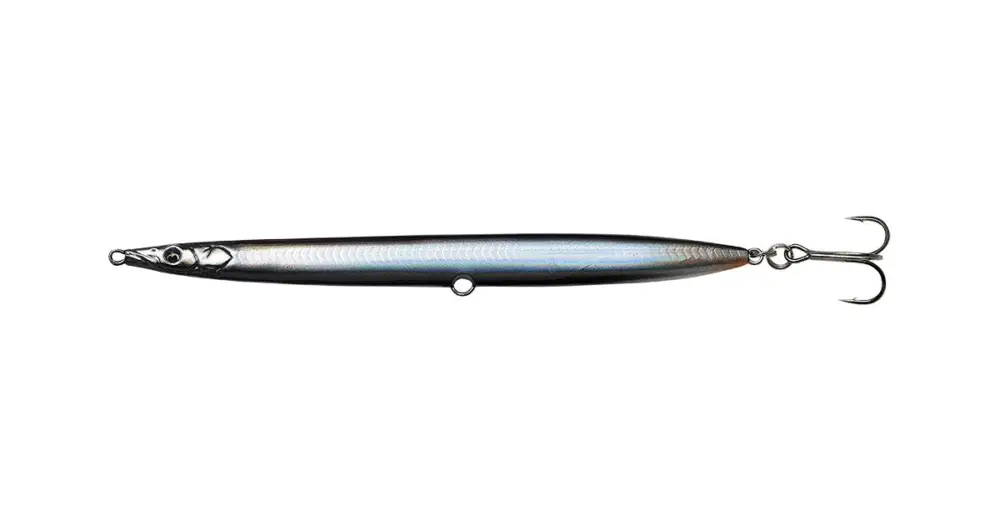 Sleva Savage Gear Sandeel Pencil Sinking Black Silver